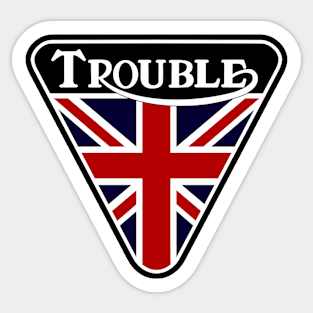 Trouble Solid Sticker